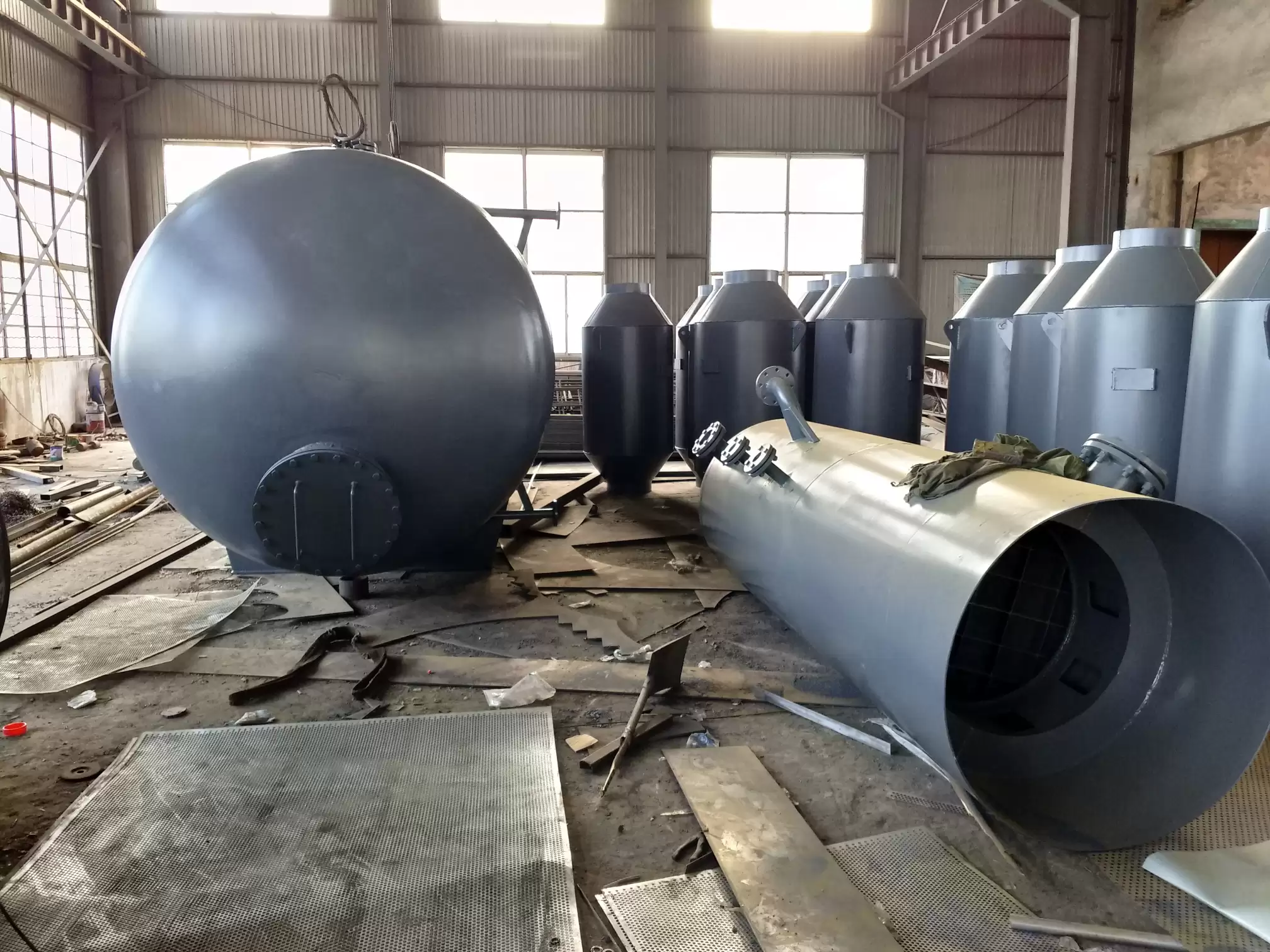 海绵铁除氧器
