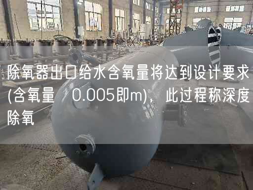 除氧器出口给水含氧量将达到设计要求(含氧量≤0.005即m)，此过程称深度除氧