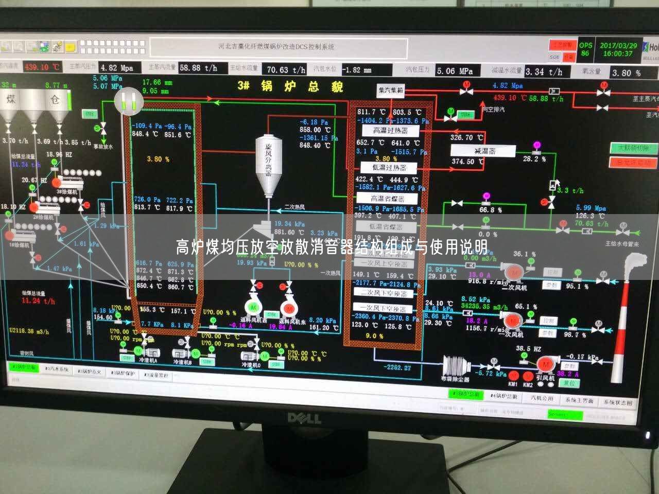 高炉煤均压放空放散消音器结构组成与遥遥说明