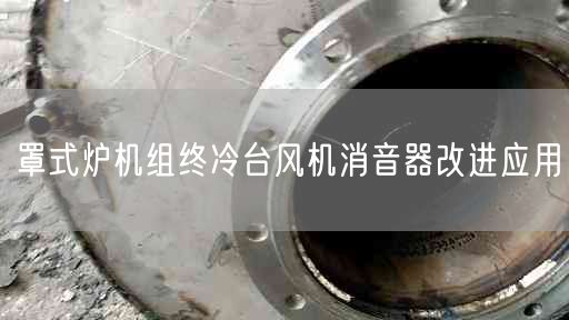 罩式炉机组终冷台风机消音器改进应用